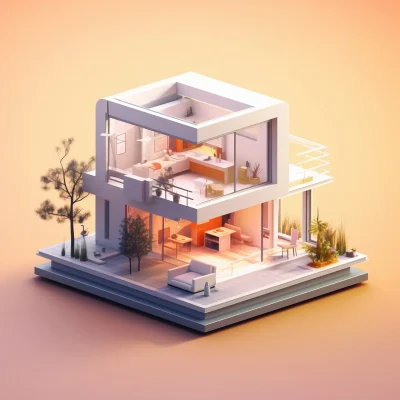 3d-rendering-isometric-house